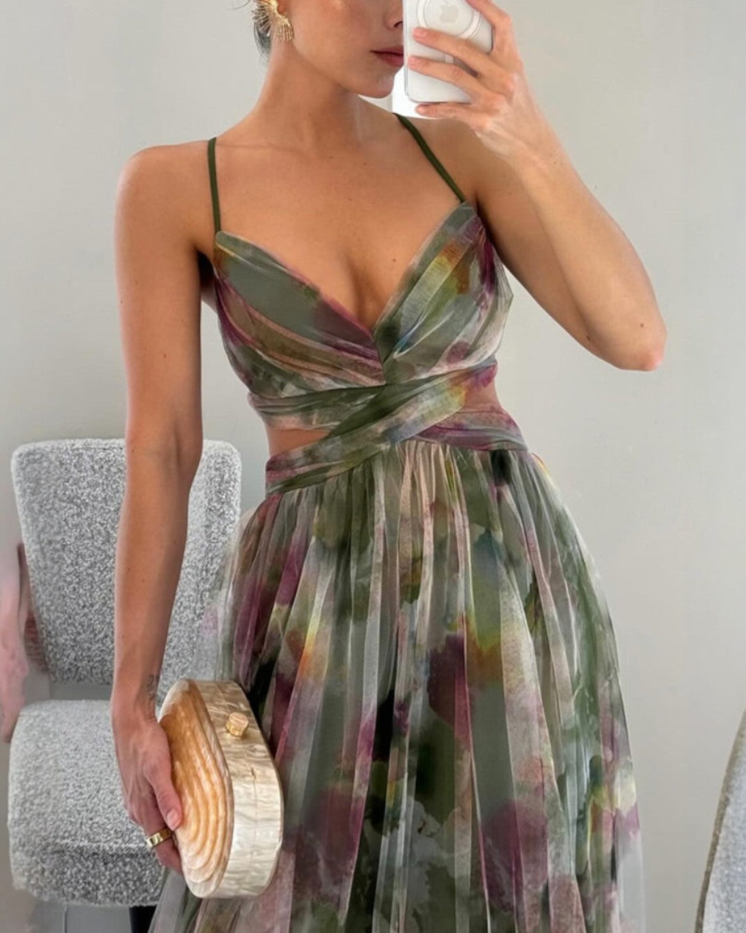 BELLA - ENCHANTING FLORAL PRINT MAXI DRESS