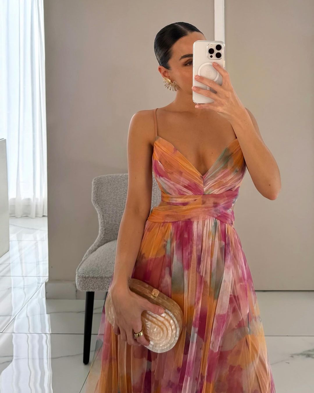 BELLA - ENCHANTING FLORAL PRINT MAXI DRESS