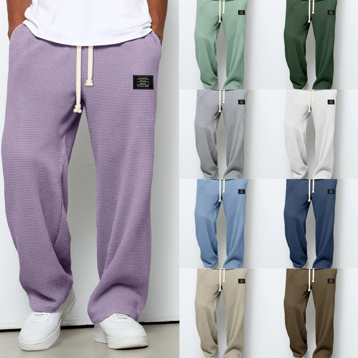 SAMY - WIDE-LEG TROUSERS WITH ADJUSTABLE WAISTBAND