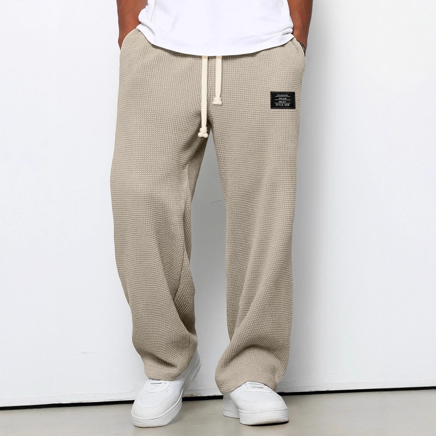 SAMY - WIDE-LEG TROUSERS WITH ADJUSTABLE WAISTBAND