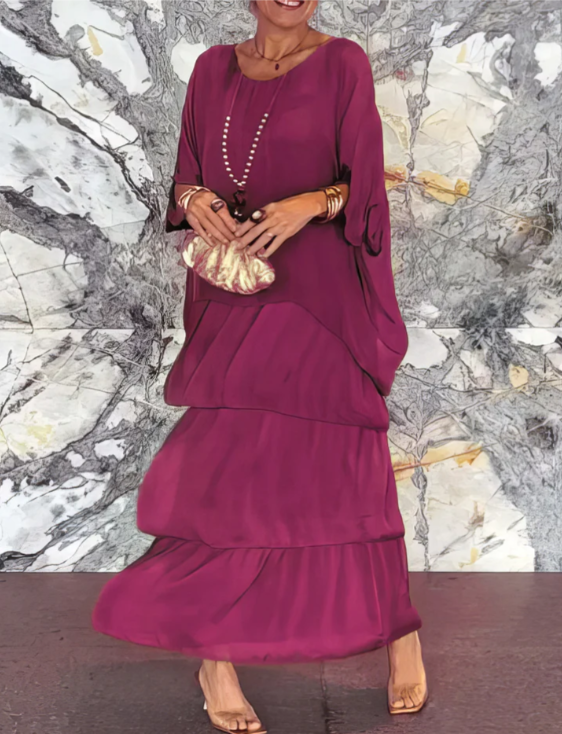 LARA - FLOWING AND ELEGANT LONG DRESS