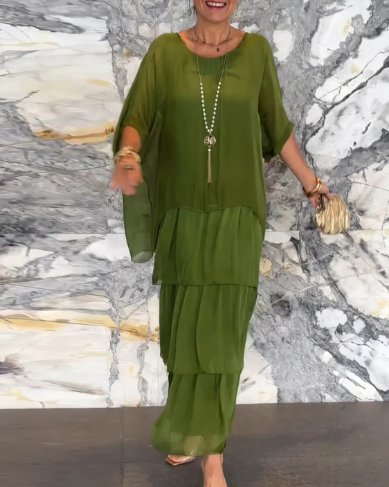 LARA - FLOWING AND ELEGANT LONG DRESS