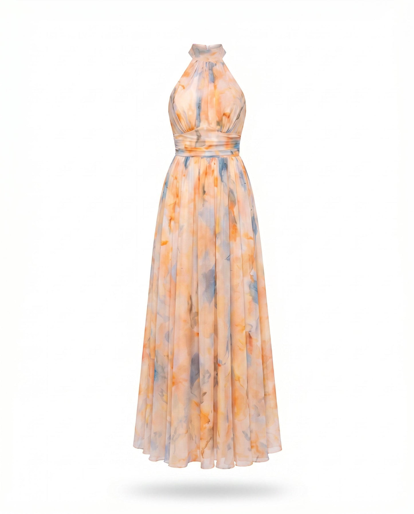 MONKHAM - PEACH HOUR DRESS